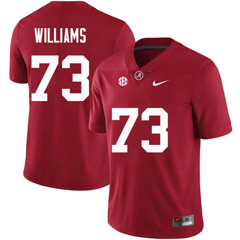 Alabama Crimson Tide Men's Jonah Williams #73 Crimson NCAA Nike Authentic Stitched College Football Jersey JR16B73JL